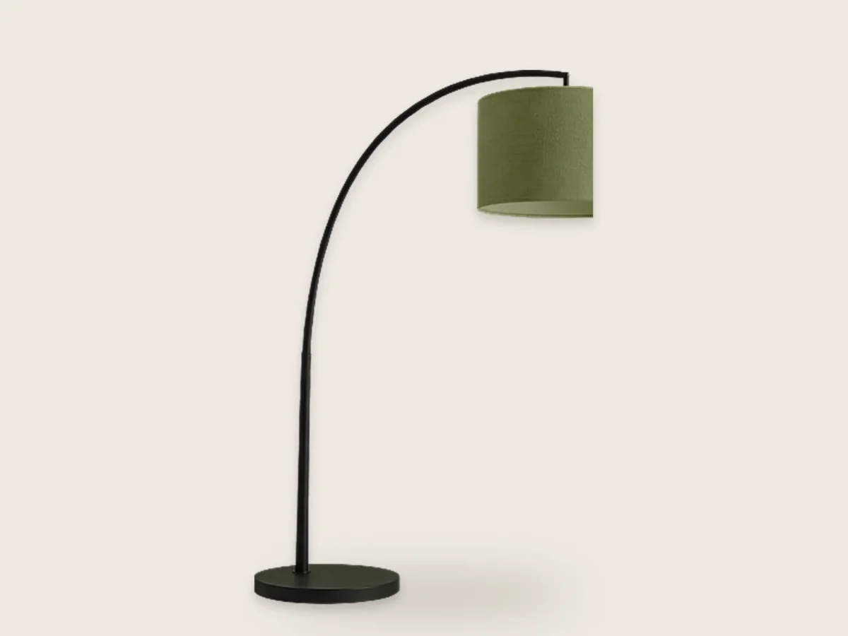 Lampa łukowa Zorza – Oliwkowy