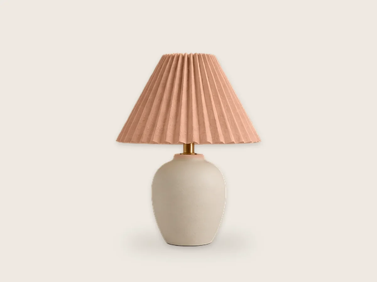 Lampa stołowa Iskra – Brzoskwiniowy