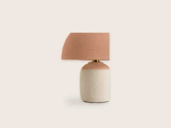 Lampa stołowa Muchomor – Brzoskwiniowy