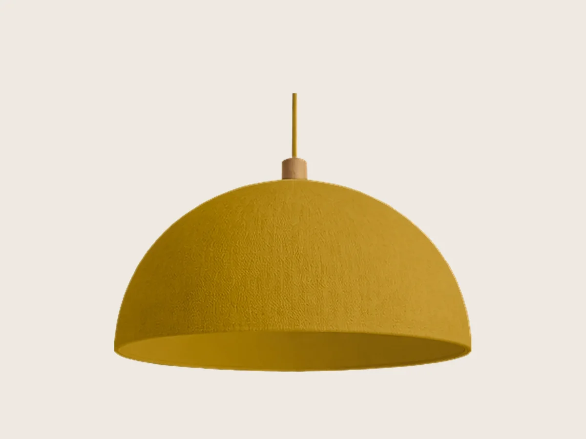 Lampa wisząca Pełnia – Musztardowy