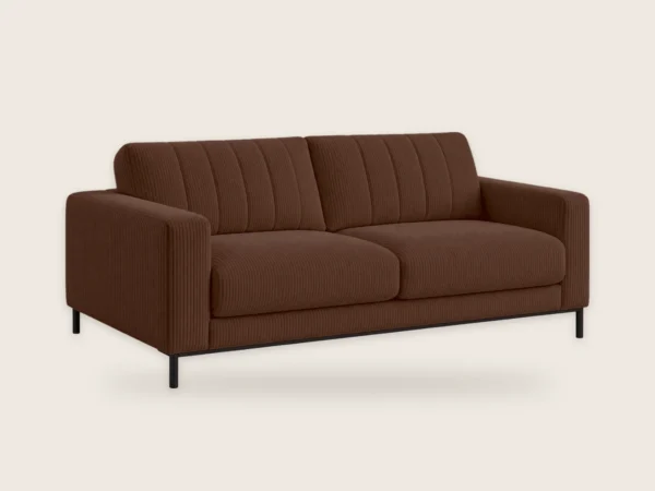 Sofa Bursztyn 2-osobowa – Czekoladowy