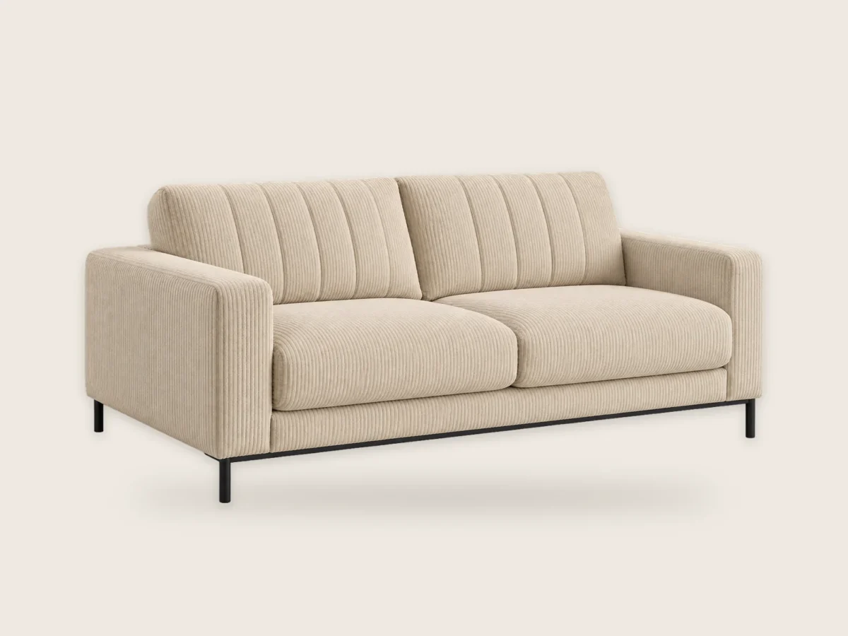 Sofa Bursztyn 2-osobowa – Kremowy