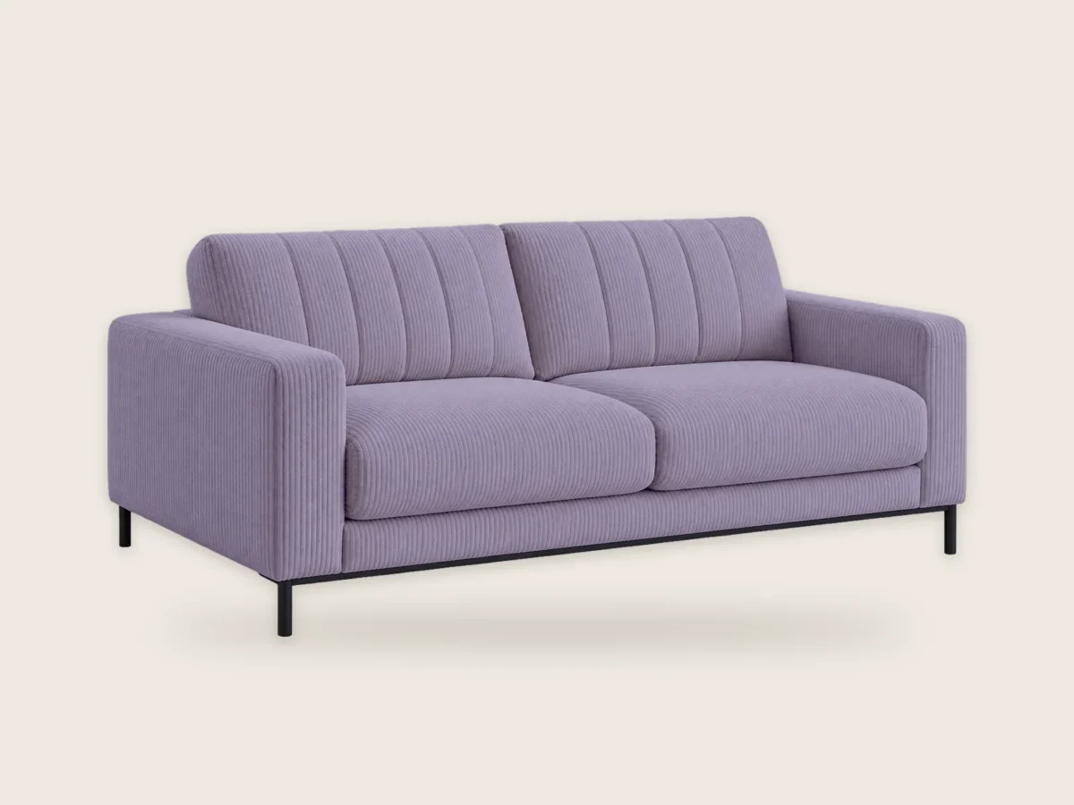 Sofa Bursztyn 2-osobowa – Lawendowy