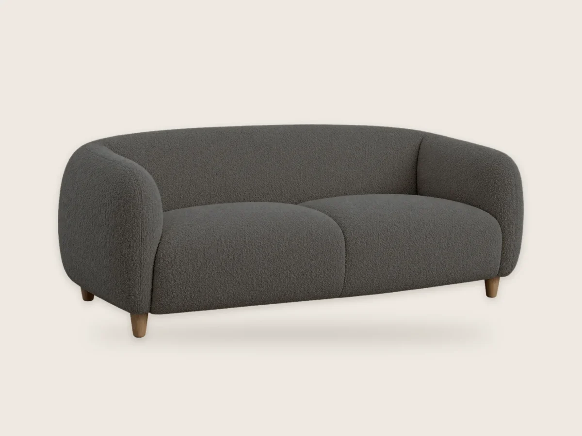 Sofa Kłębek 2-osobowa – Grafitowy