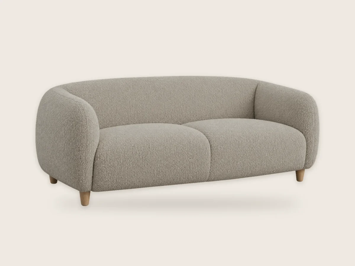 Sofa Kłębek 2-osobowa – Kamienny
