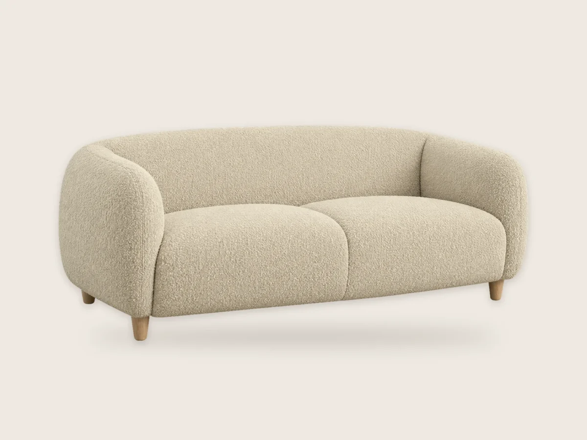 Sofa Kłębek 2-osobowa – Kremowy