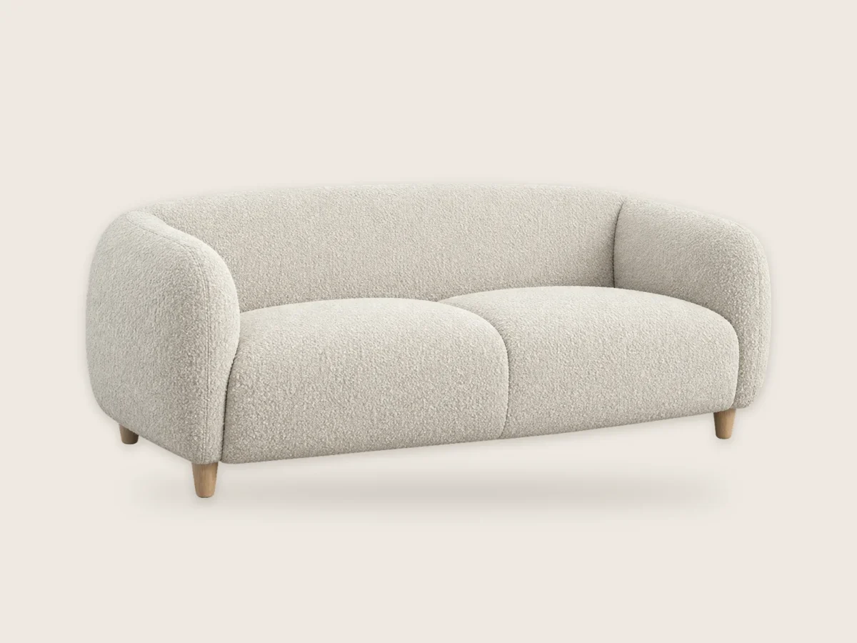 Sofa Kłębek 2-osobowa – Mleczny