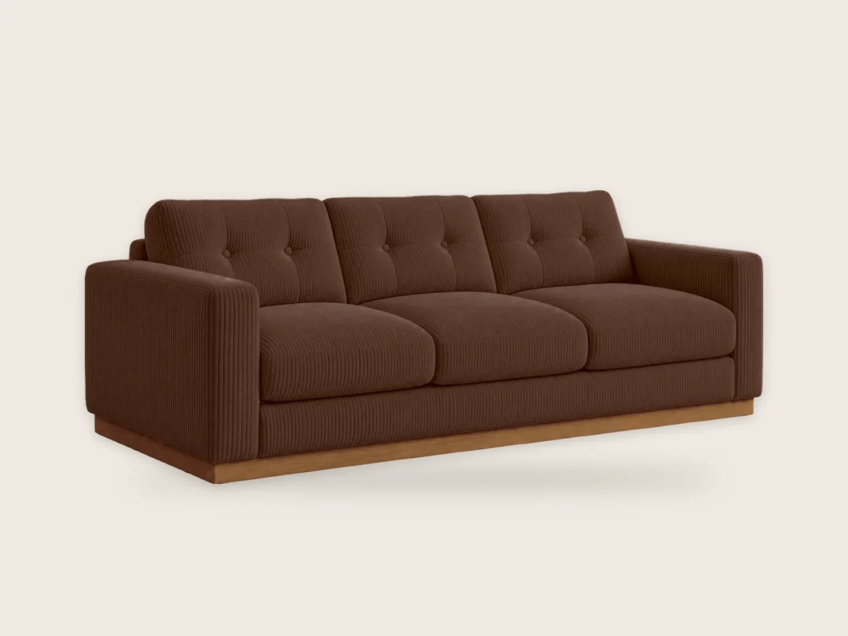 Sofa Mech 3-osobowa – Czekoladowy