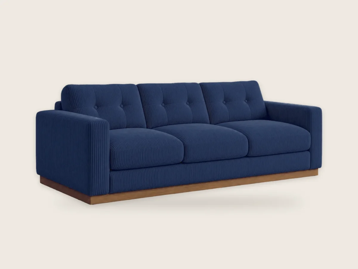 Sofa Mech 3-osobowa – Granatowy