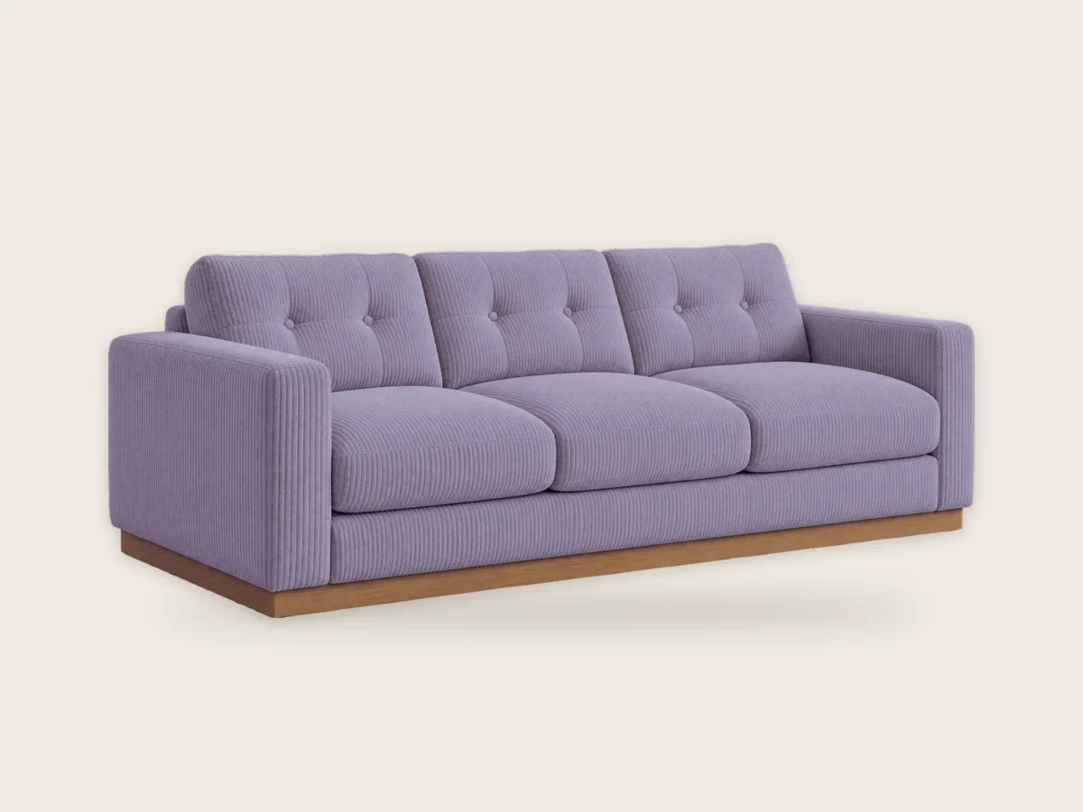 Sofa Mech 3-osobowa – Lawendowy