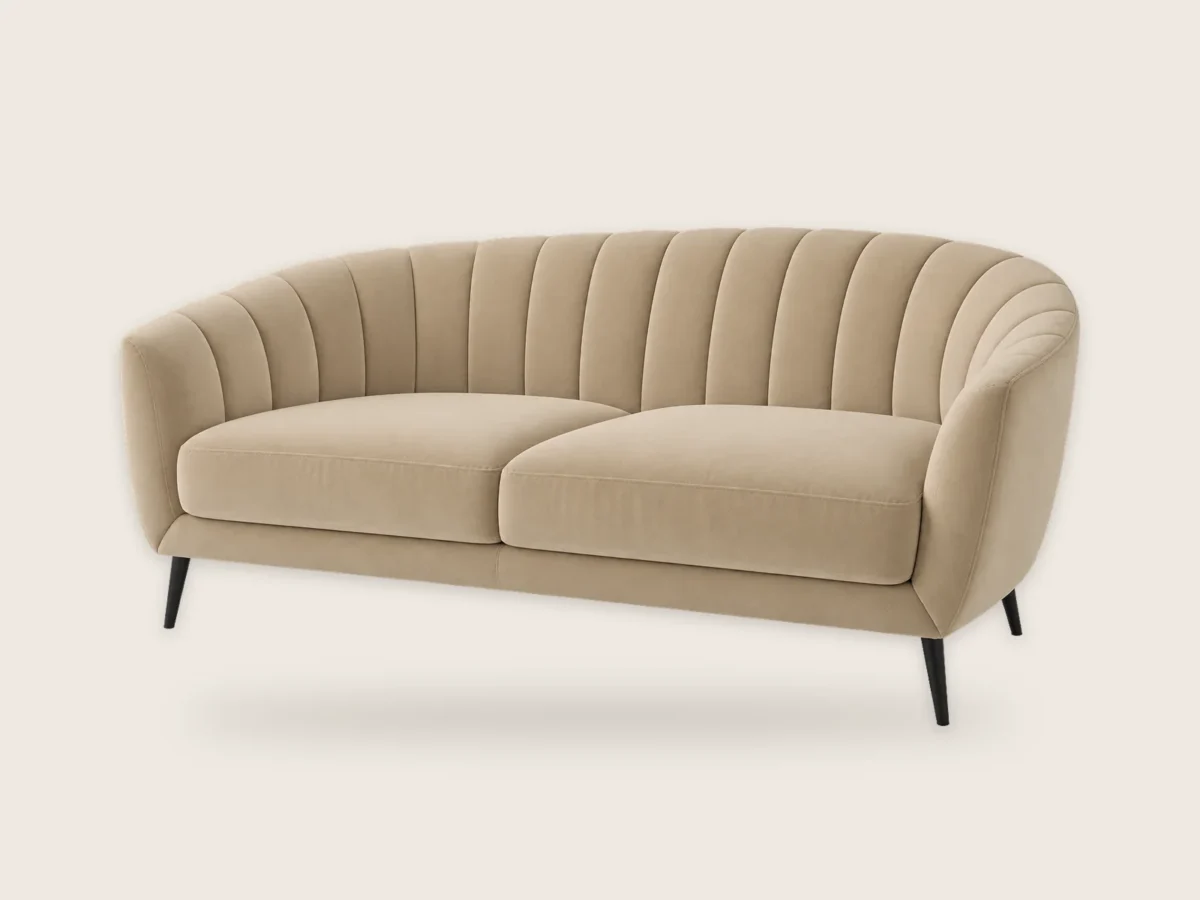 Sofa Muszla 2-osobowa – Piaskowy
