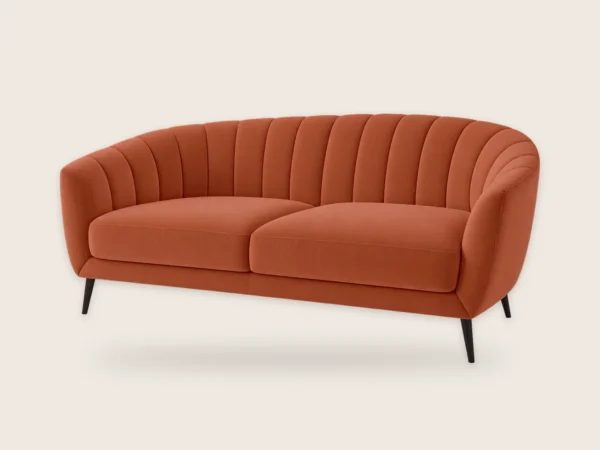 Sofa Muszla 2-osobowa – Terakota