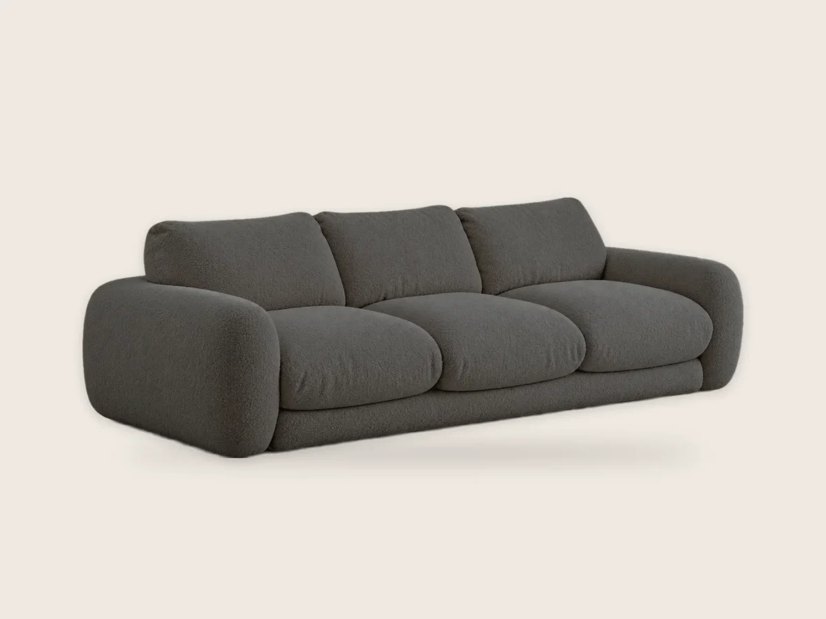 Sofa Obłok 3-osobowa – Grafitowy