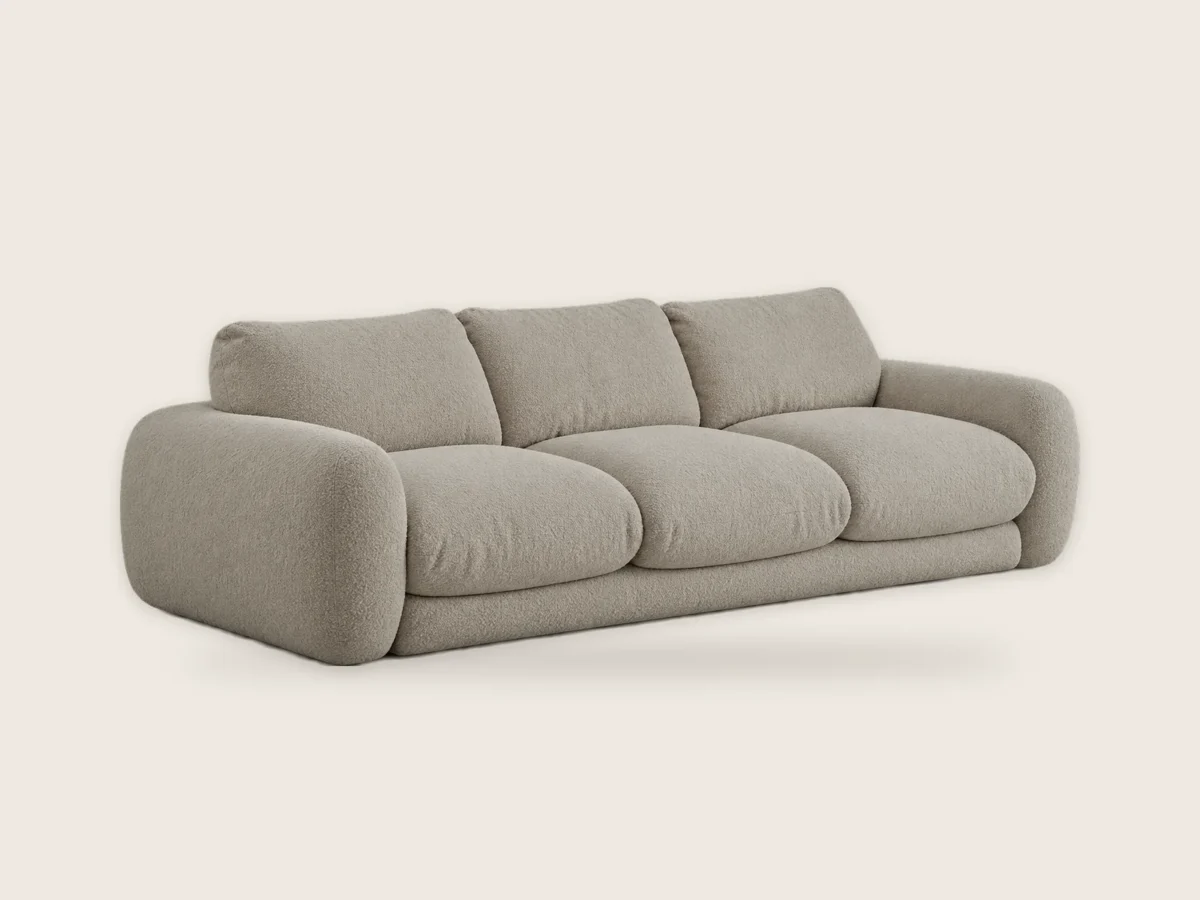 Sofa Obłok 3-osobowa – Kamienny