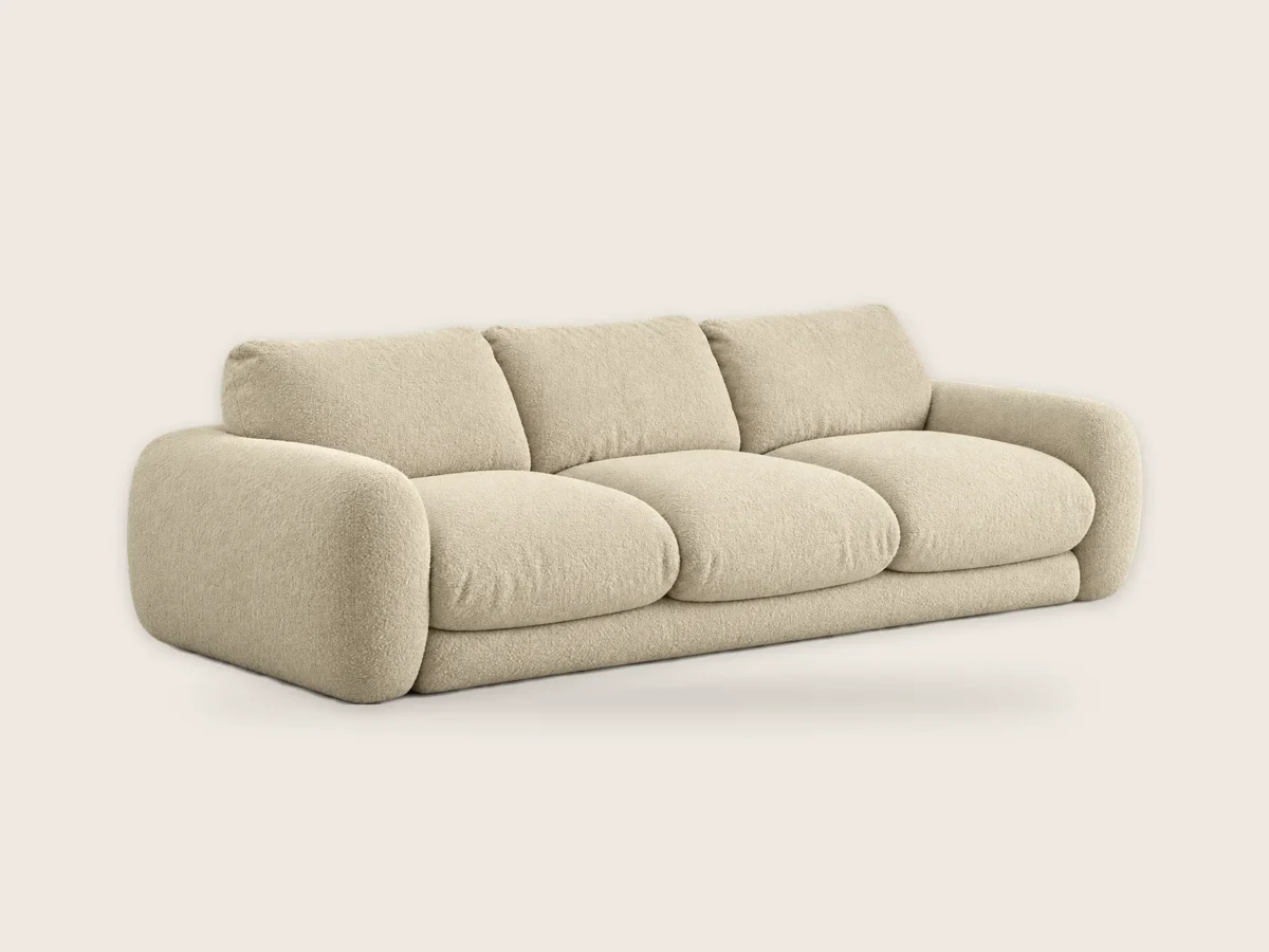 Sofa Obłok 3-osobowa – Kremowy