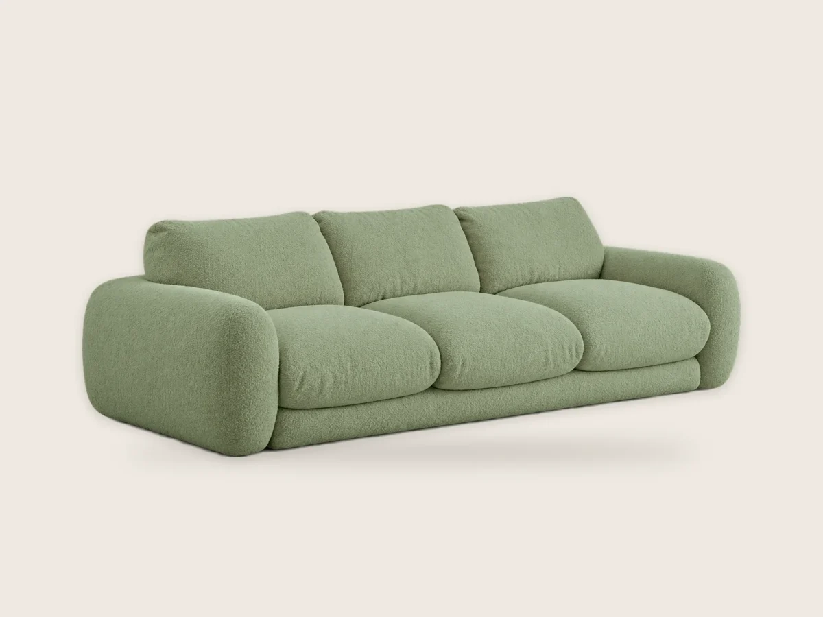 Sofa Obłok 3-osobowa – Szałwiowy