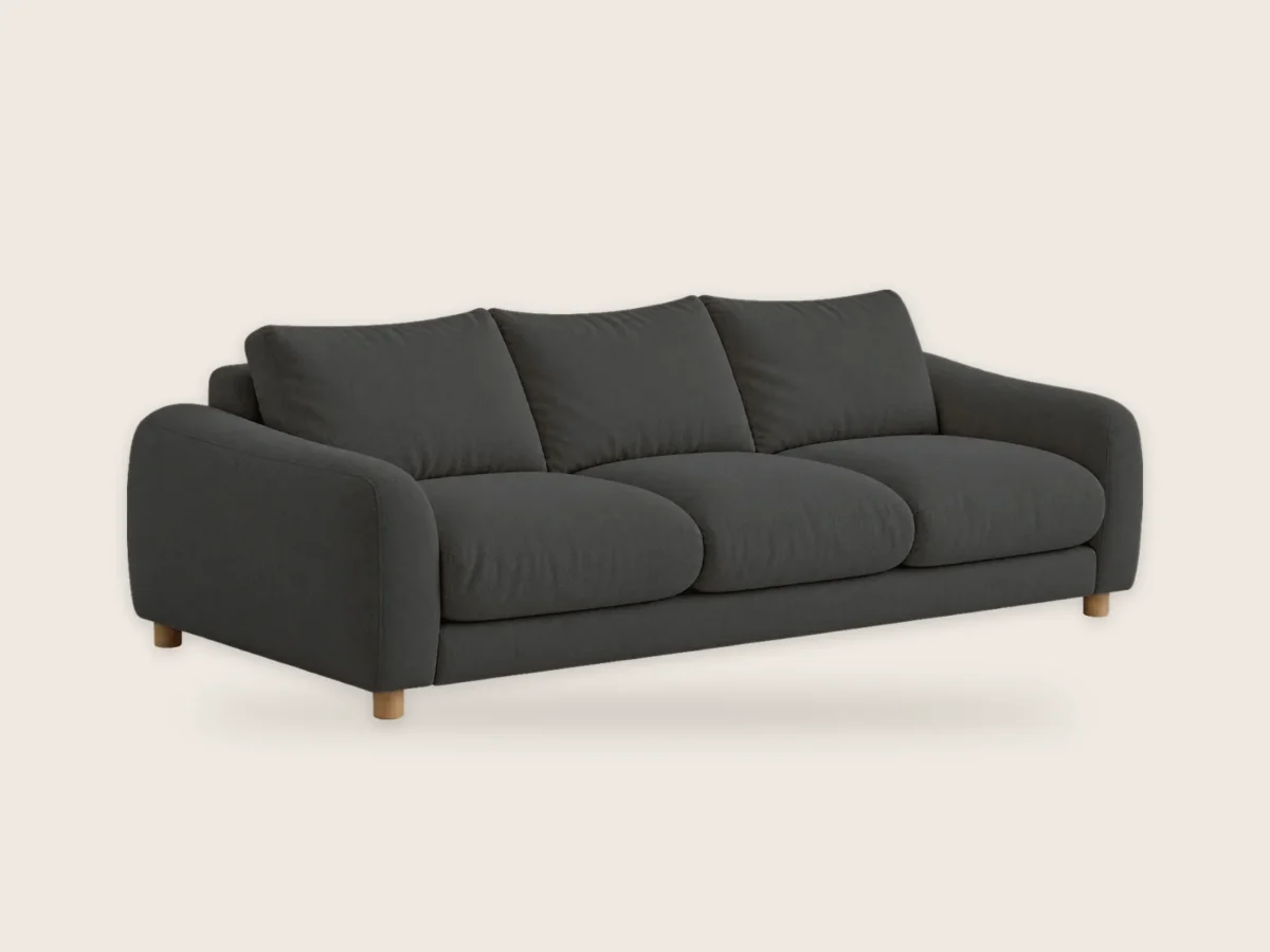 Sofa Pagórek 3-osobowa – Antracytowy