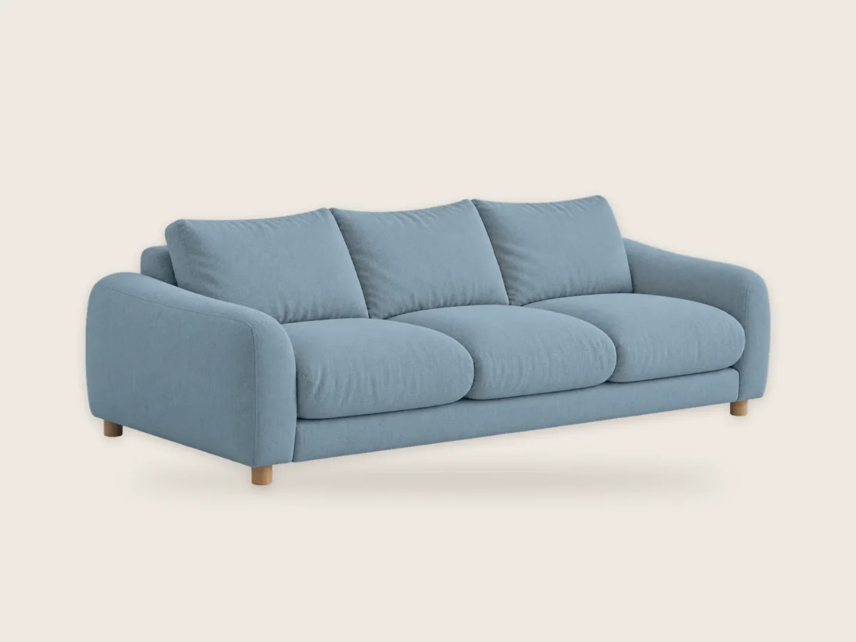 Sofa Pagórek 3-osobowa – Błękitny