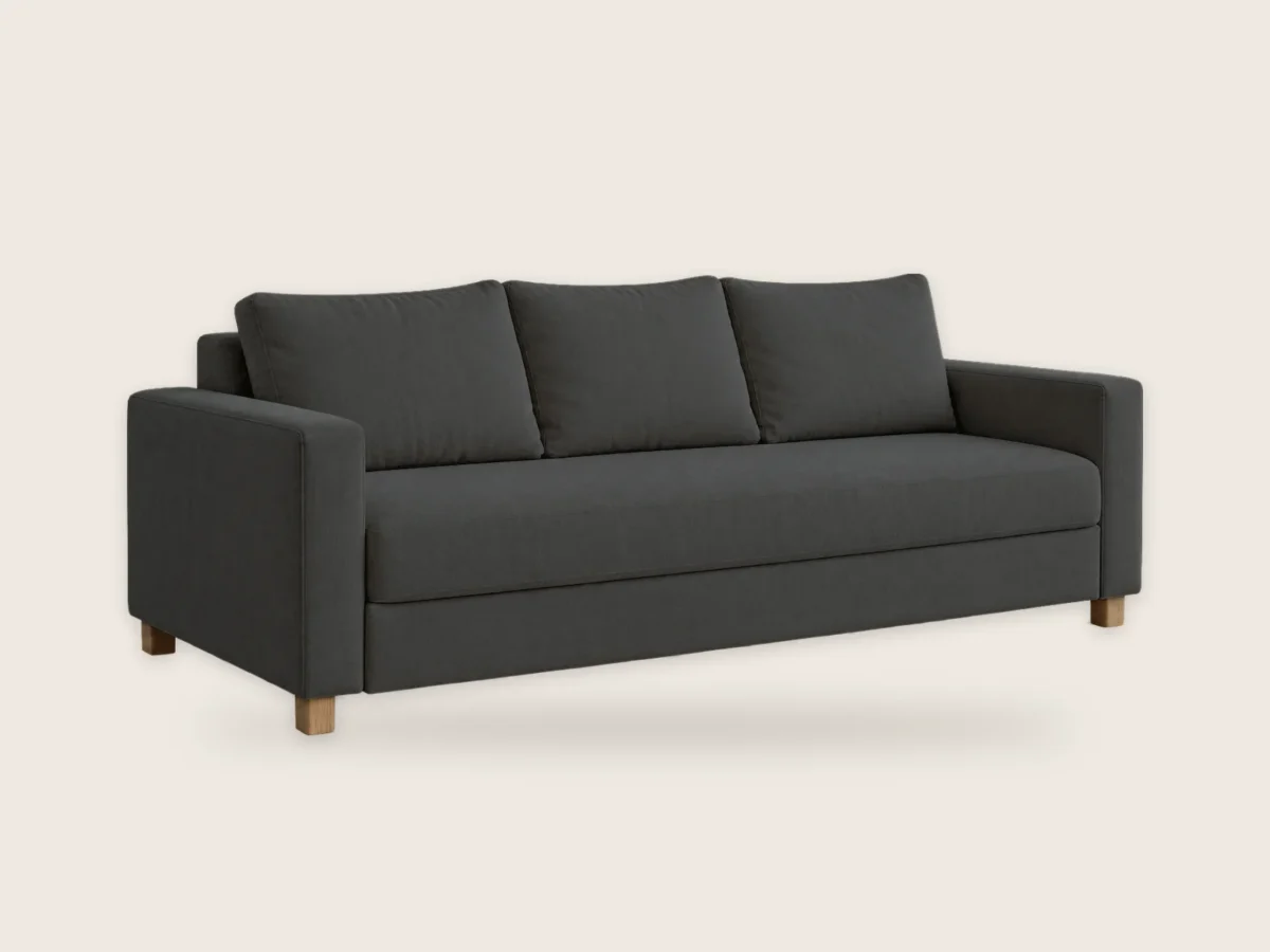 Sofa Przystań z funkcją spania – Antracytowy