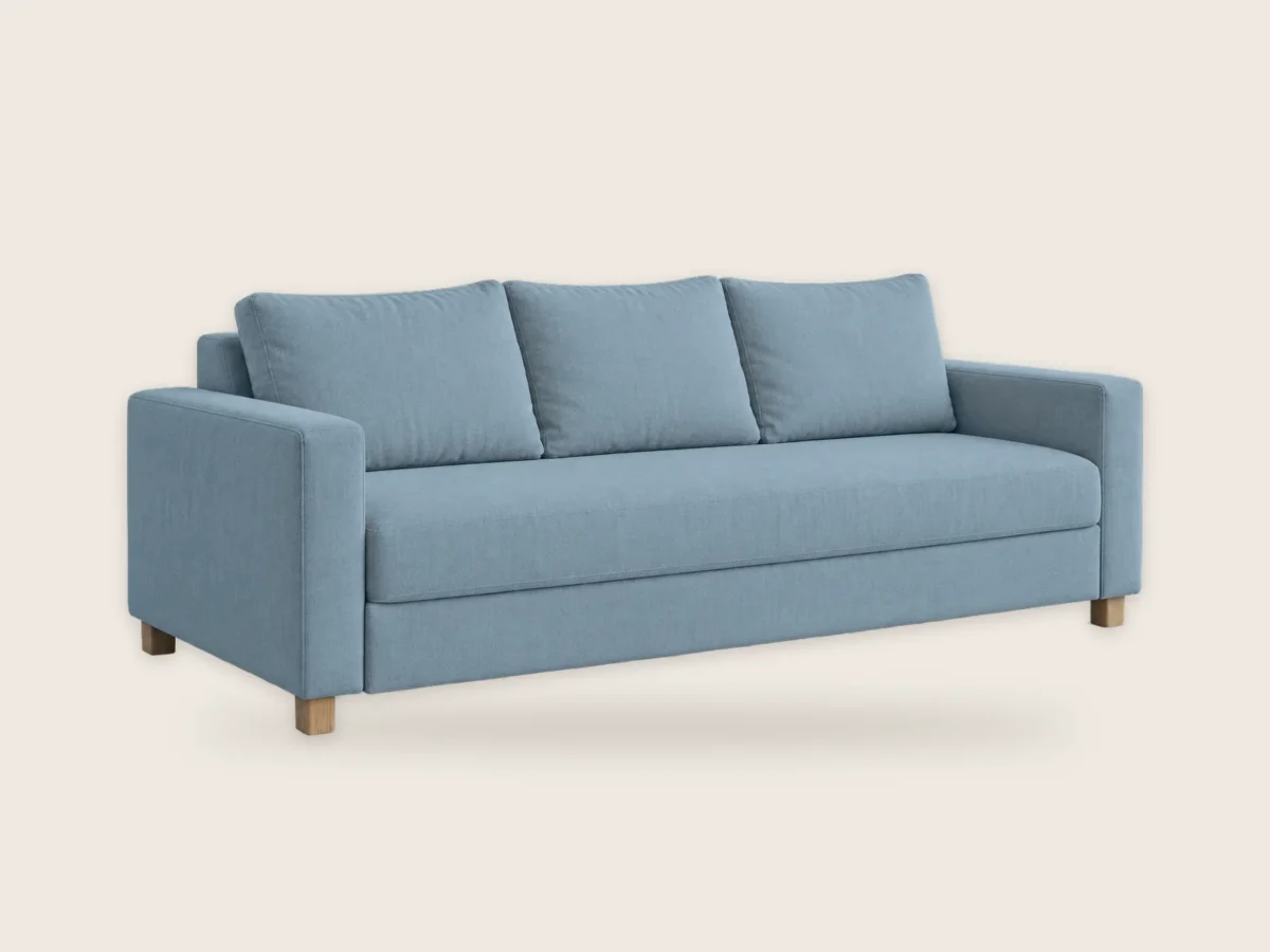Sofa Przystań z funkcją spania – Błękitny