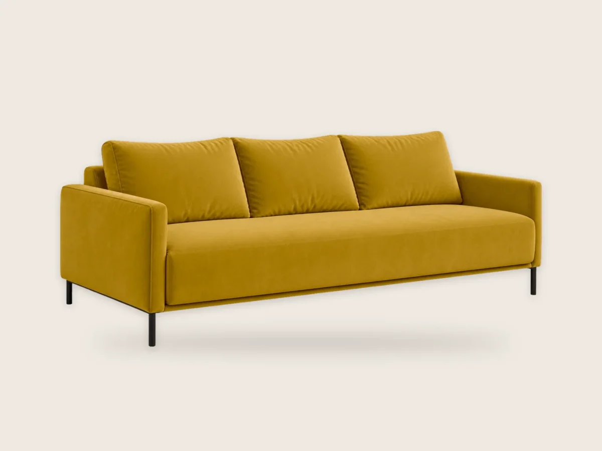 Sofa Sjesta 3-osobowa – Musztardowy