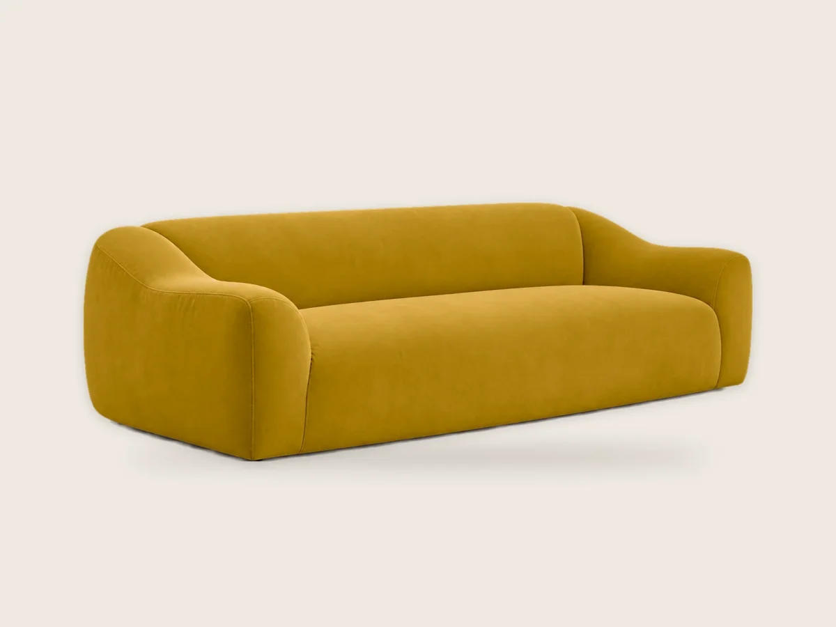 Sofa Wydma 3-osobowa – Musztardowy