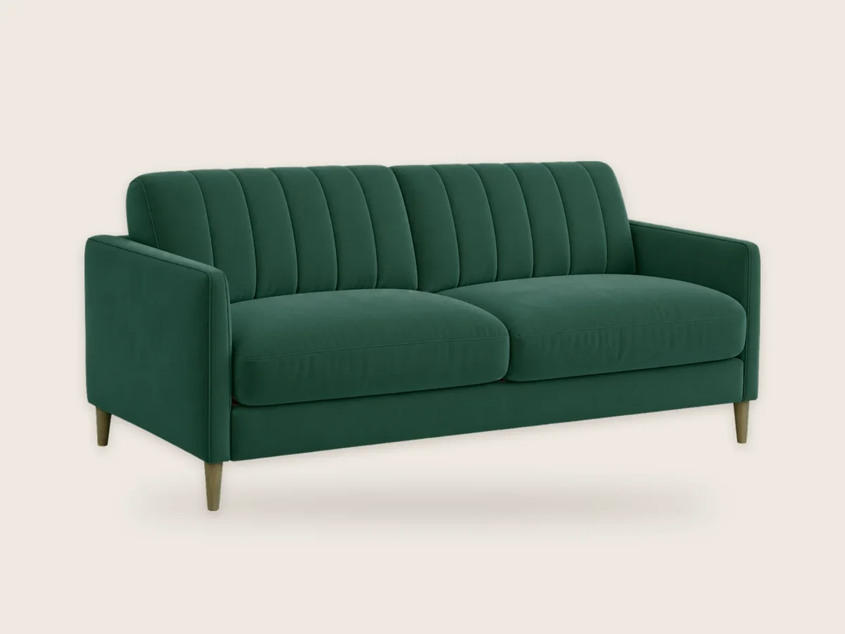 Sofa Zatoka 2-osobowa – Butelkowa zieleń